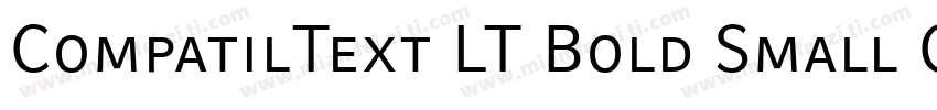 CompatilText LT Bold Small Caps字体转换